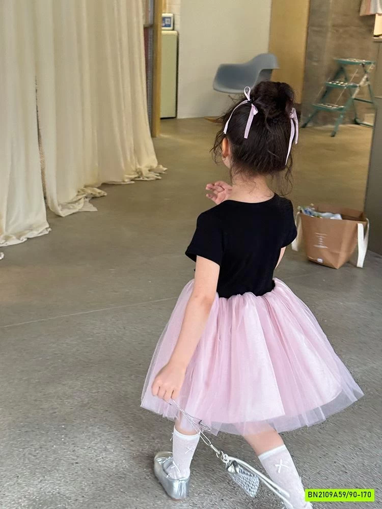 ĐẦM BALE HỒNG 25D214 AMBB