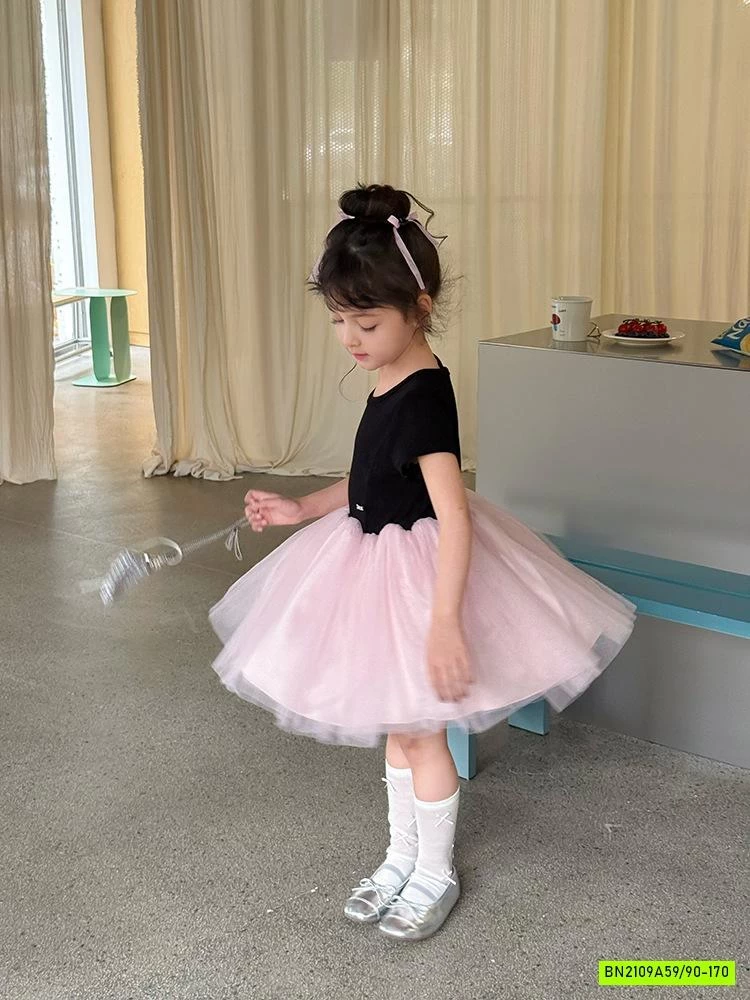 ĐẦM BALE HỒNG 25D214 AMBB