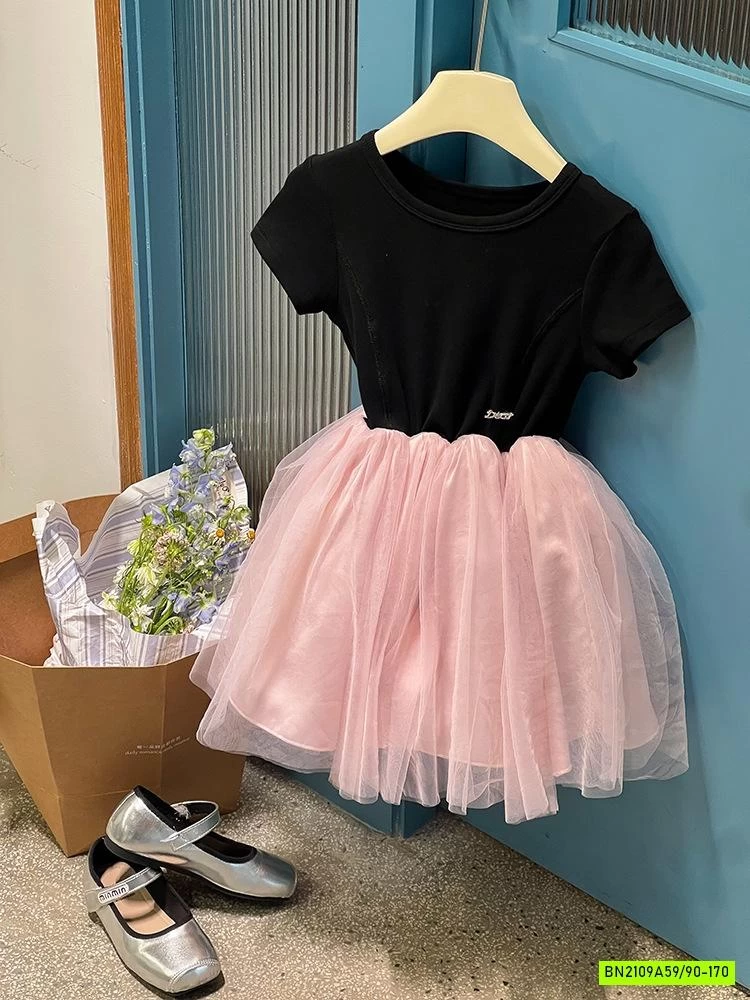 ĐẦM BALE HỒNG 25D214 AMBB