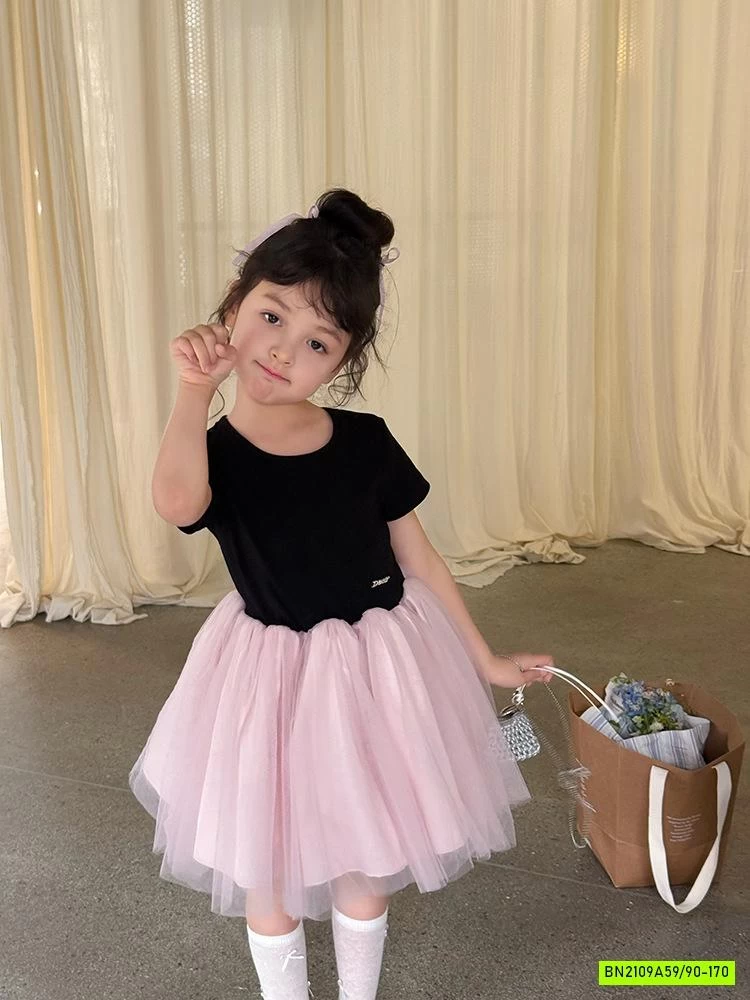 ĐẦM BALE HỒNG 25D214 AMBB