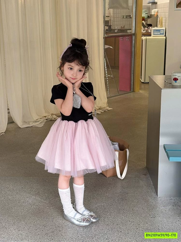 ĐẦM BALE HỒNG 25D214 AMBB