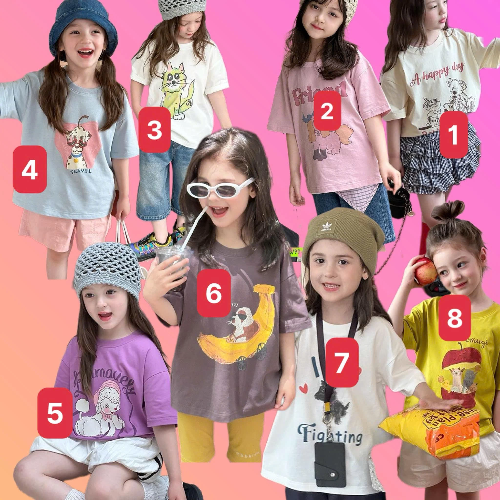 ÁO THUN 8 MẪU IN HÌNH 25C155 AMBB