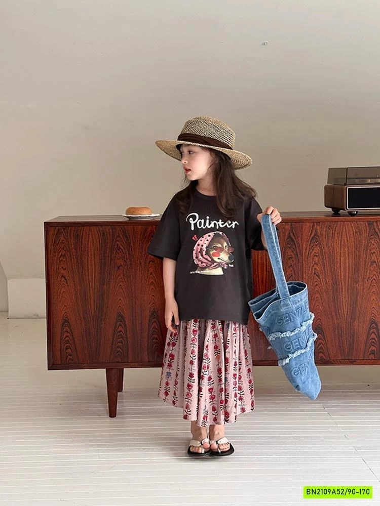 ÁO NÂU CÚN MIX CV HOA AMBB