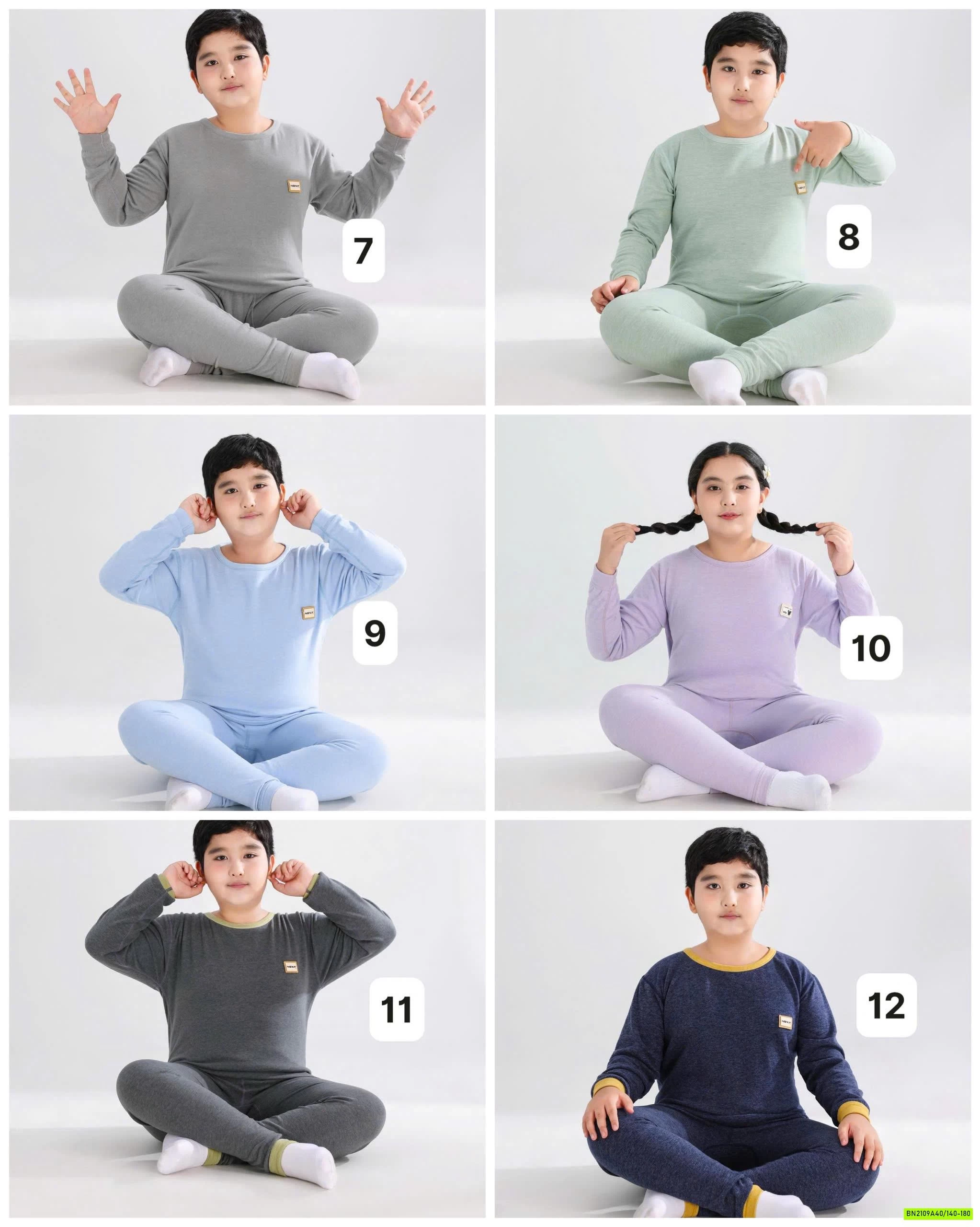 BỘ NỈ GIỮ NHIỆT BIGSZ CHO BÉ