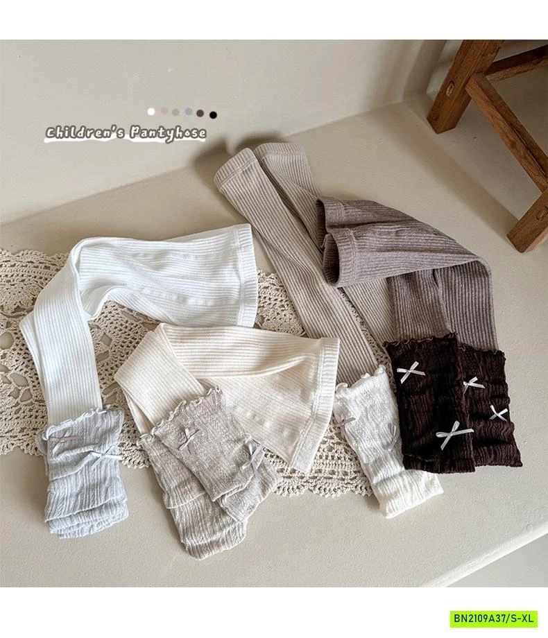 QUẦN LEGGING GIẢ TẤT GẮN NƠ