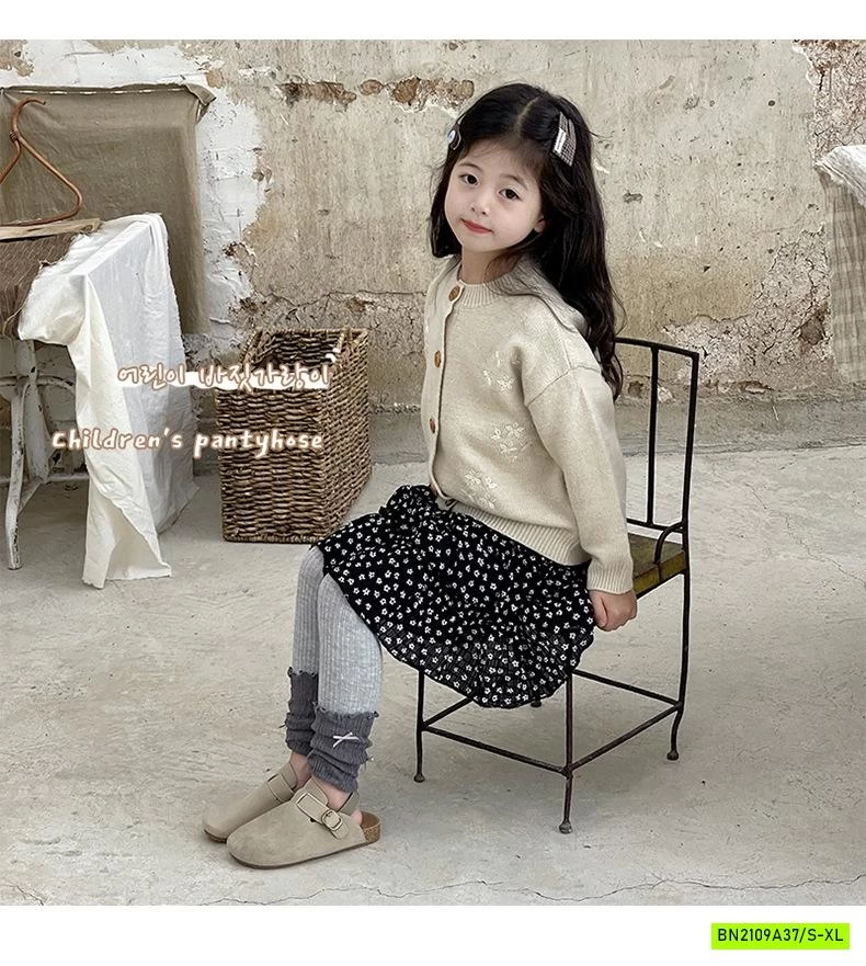 QUẦN LEGGING GIẢ TẤT GẮN NƠ