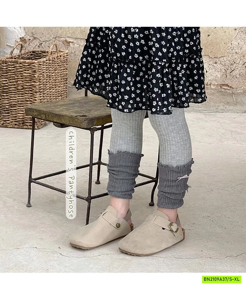 QUẦN LEGGING GIẢ TẤT GẮN NƠ