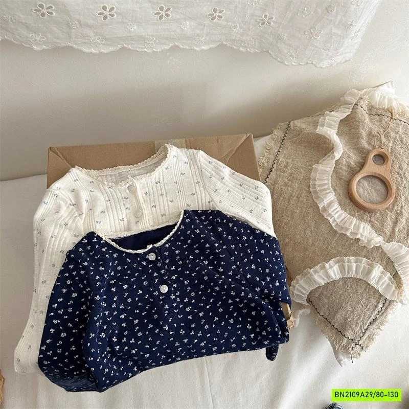 ÁO NỈ HOA NHÍ XINH XẮN