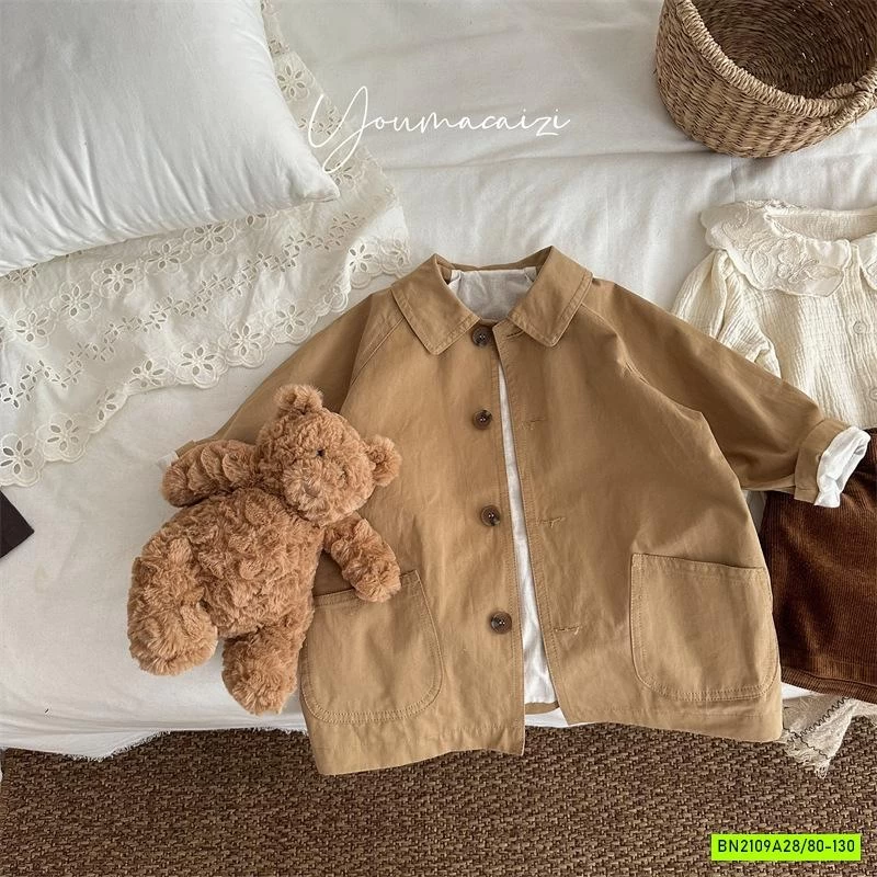 KHOÁC MĂNG TÔ KAKI XUẤT HÀN