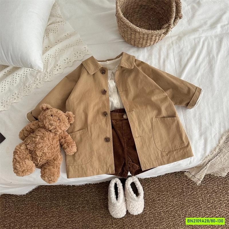 KHOÁC MĂNG TÔ KAKI XUẤT HÀN