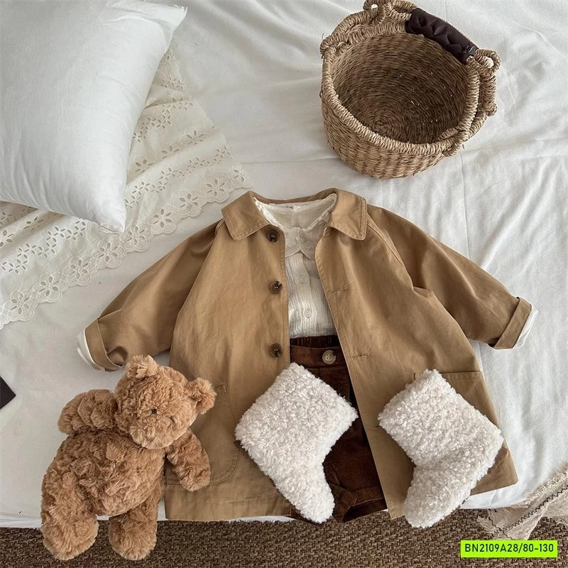 KHOÁC MĂNG TÔ KAKI XUẤT HÀN