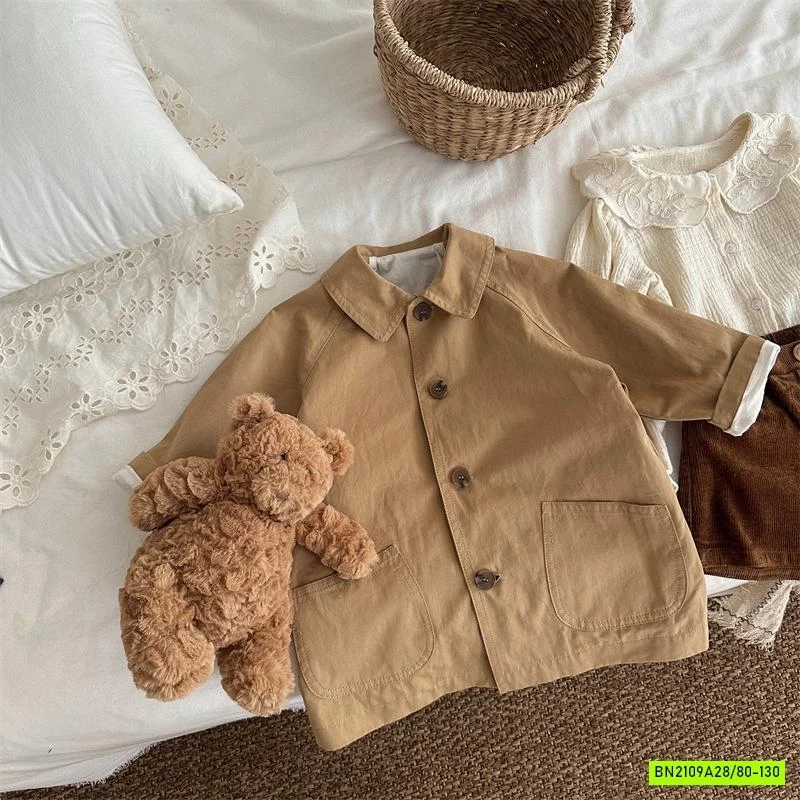 KHOÁC MĂNG TÔ KAKI XUẤT HÀN