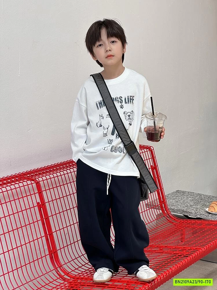 BAGGY NỈ ÉP GÂN TRƯỚC L.E 25G154 AMBB