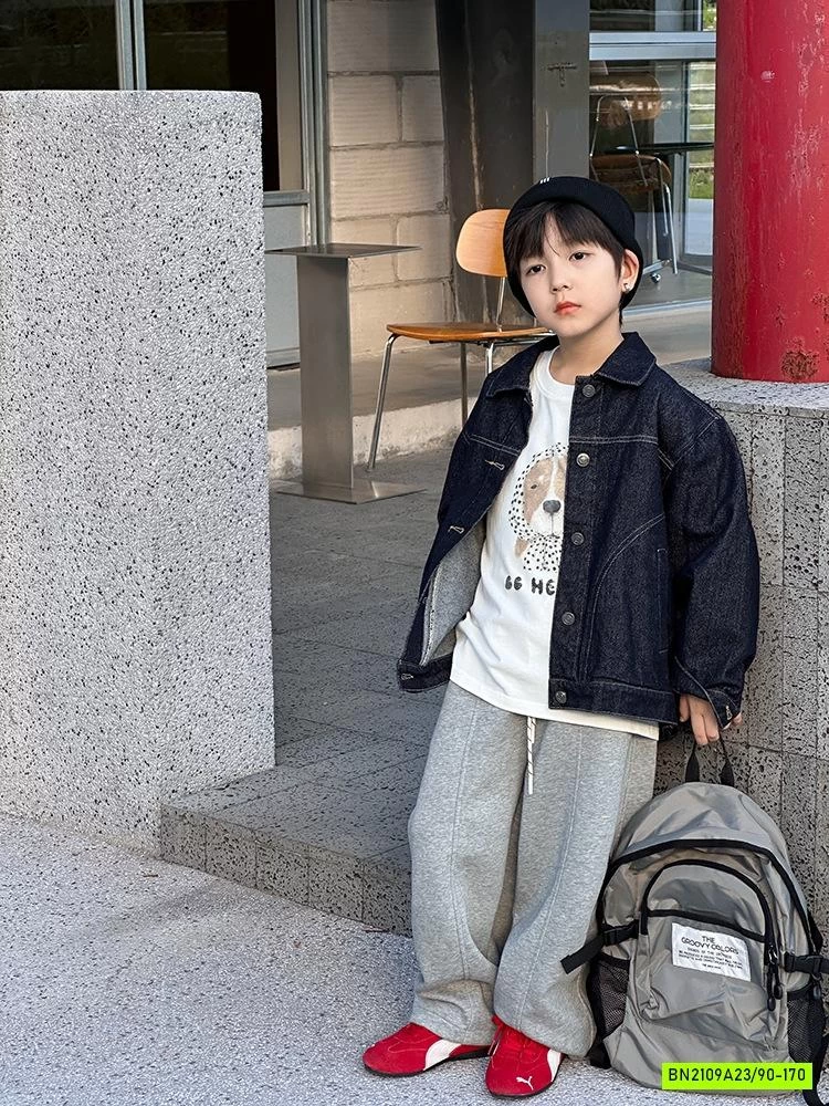 BAGGY NỈ ÉP GÂN TRƯỚC L.E 25G154 AMBB