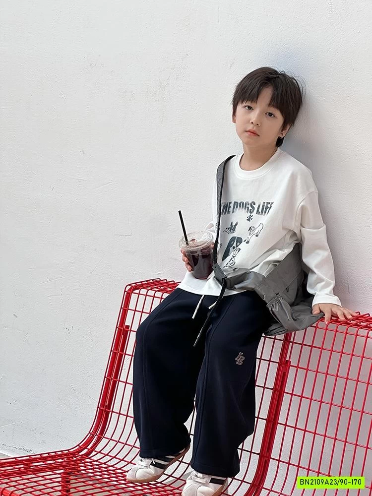 BAGGY NỈ ÉP GÂN TRƯỚC L.E 25G154 AMBB