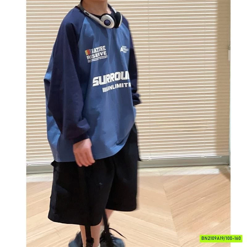 ÁO THỂ THAO XANH PHỐI MÀU TAY