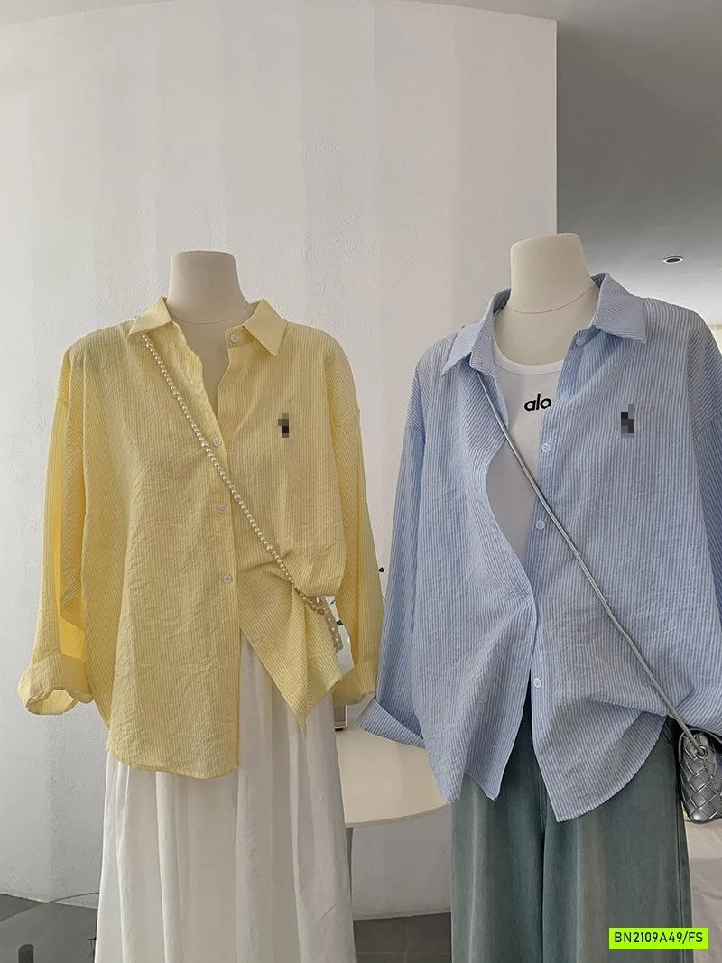 SƠ MI SỌC THÊU LOGO