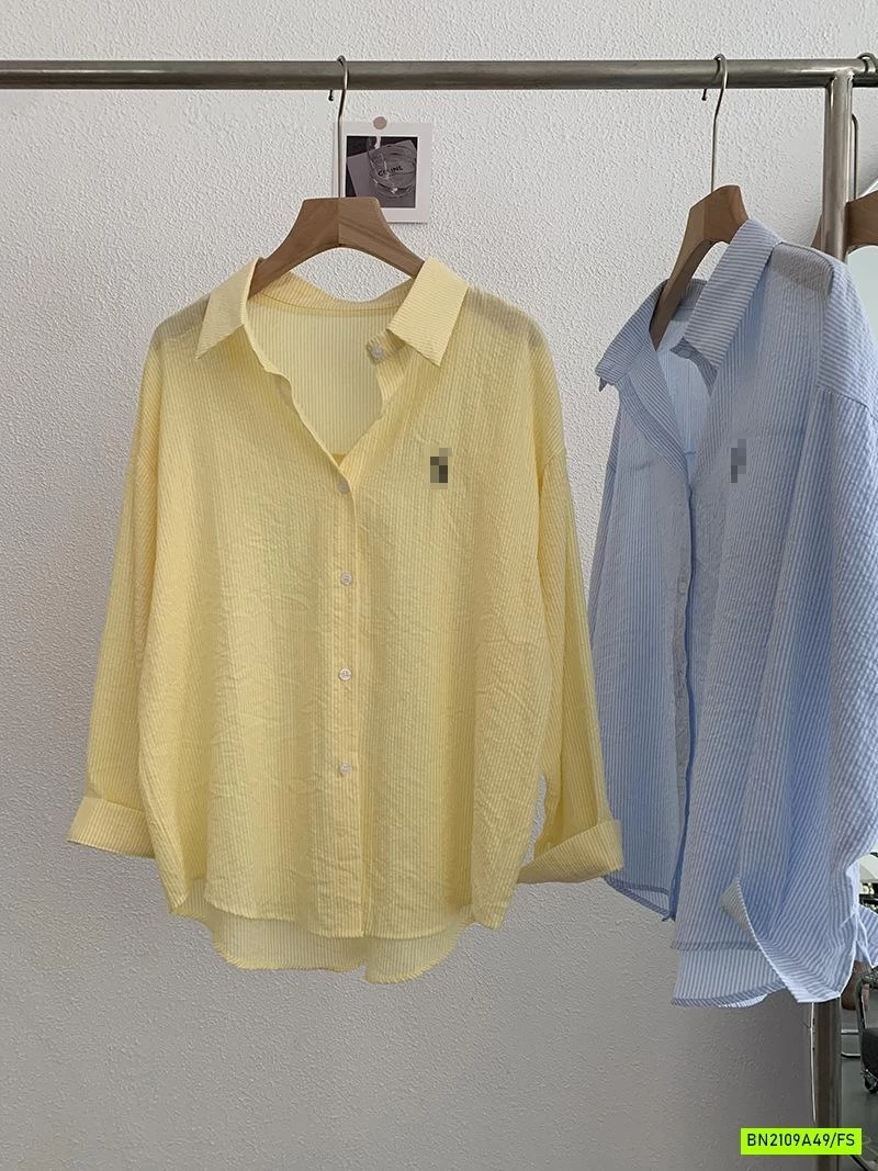 SƠ MI SỌC THÊU LOGO