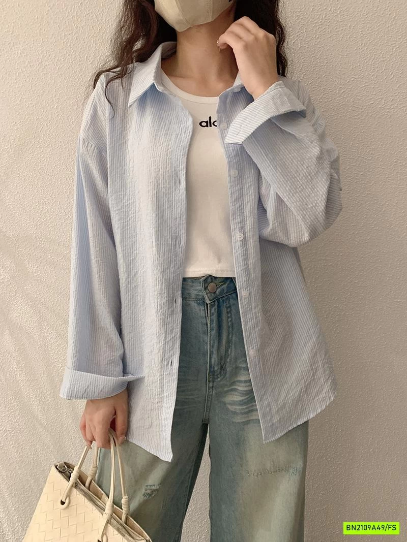 SƠ MI SỌC THÊU LOGO