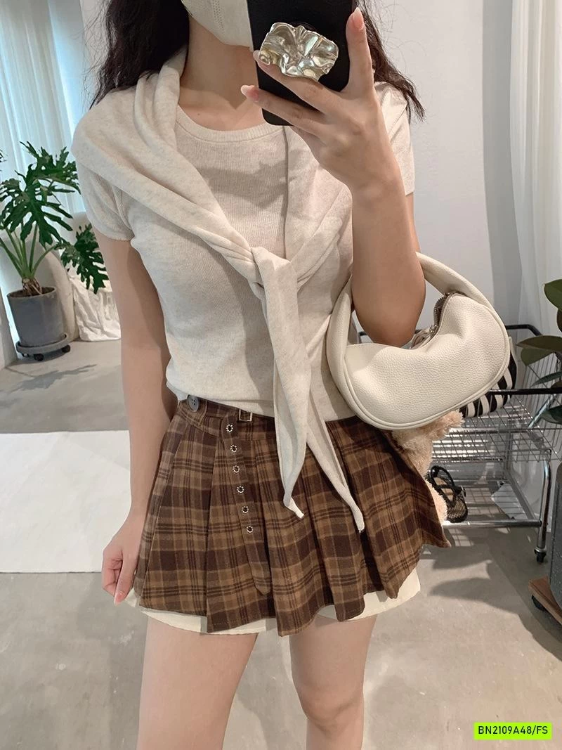 ÁO THUN GIẤY KÈM KHĂN QUÀNG