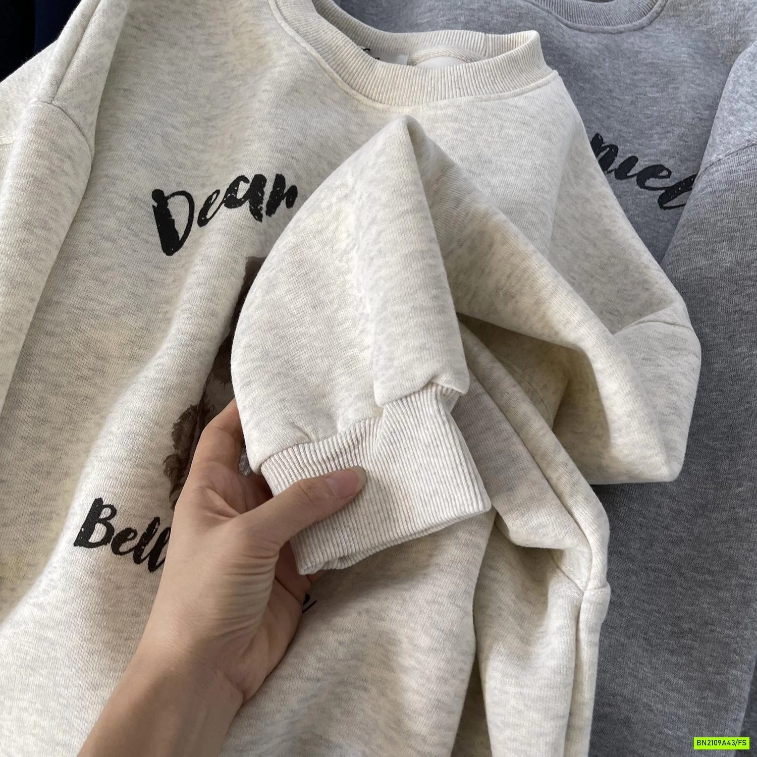 ÁO NỈ ÉP IN GẤU