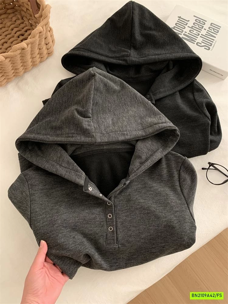 HOODIE NỈ LÓT NHUNG