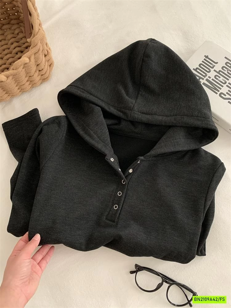 HOODIE NỈ LÓT NHUNG