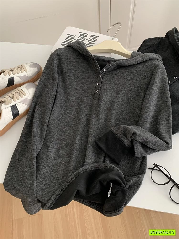 HOODIE NỈ LÓT NHUNG