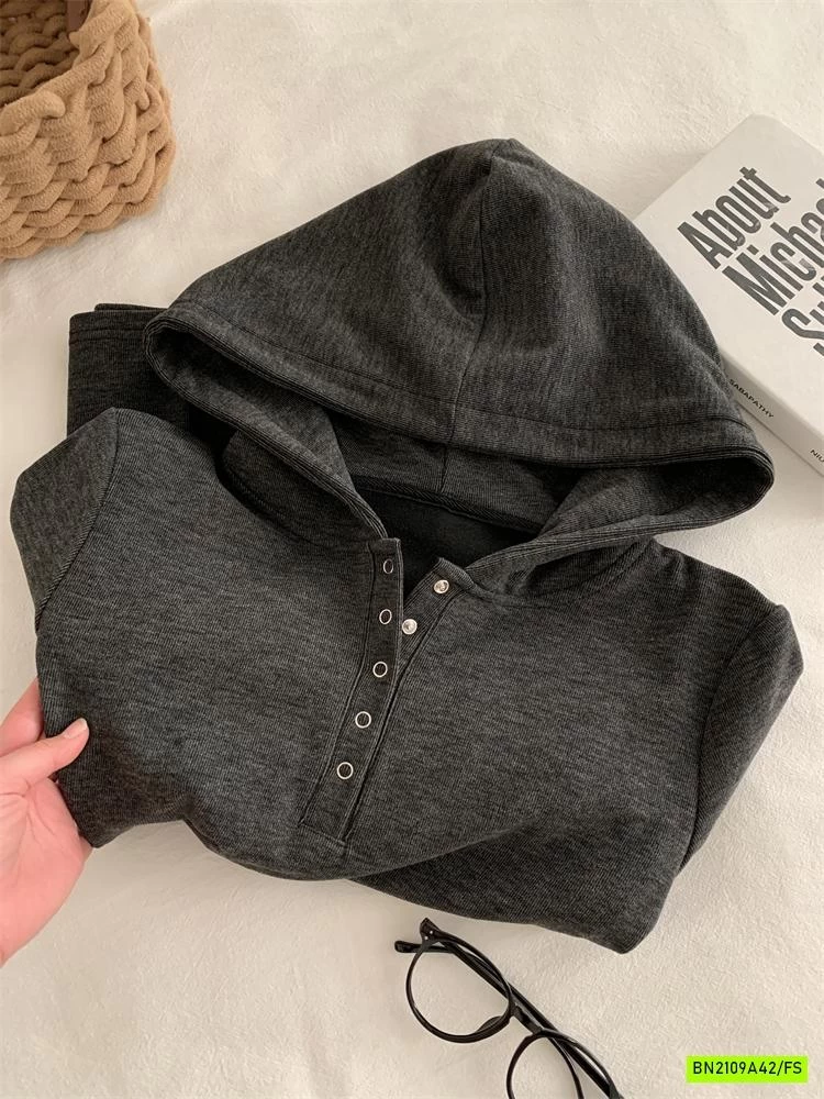 HOODIE NỈ LÓT NHUNG