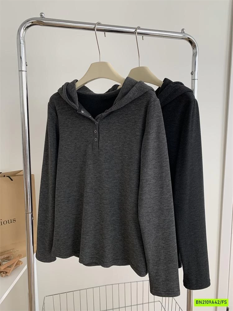 HOODIE NỈ LÓT NHUNG