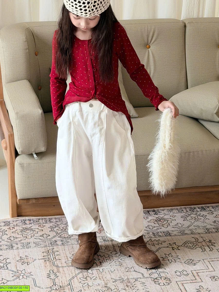 QUẦN BAGGY TRẮNG THỜI TRANG