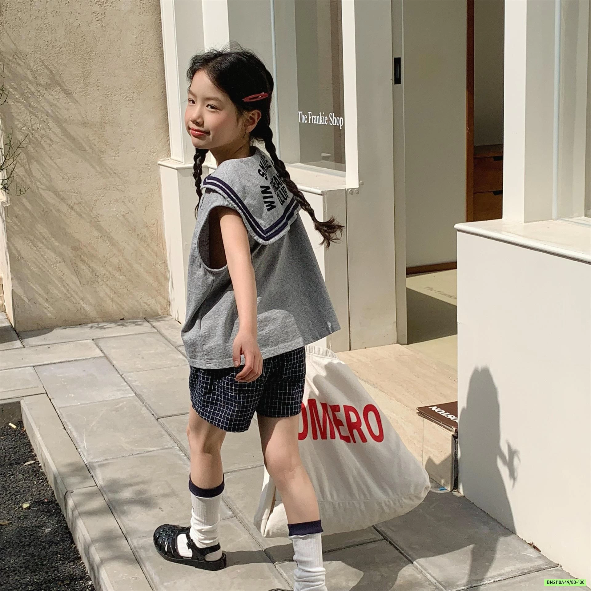 SHORT CARO PHỐI VIỀN TÚI ADBABY