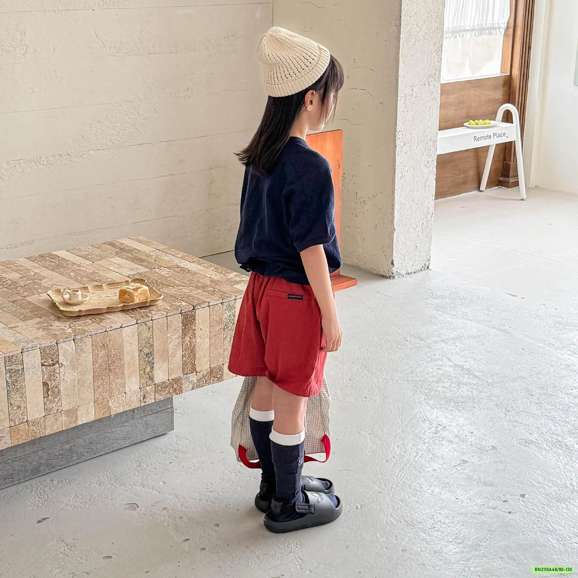 SHORT THÔ PHỐI MÀU ADBABY