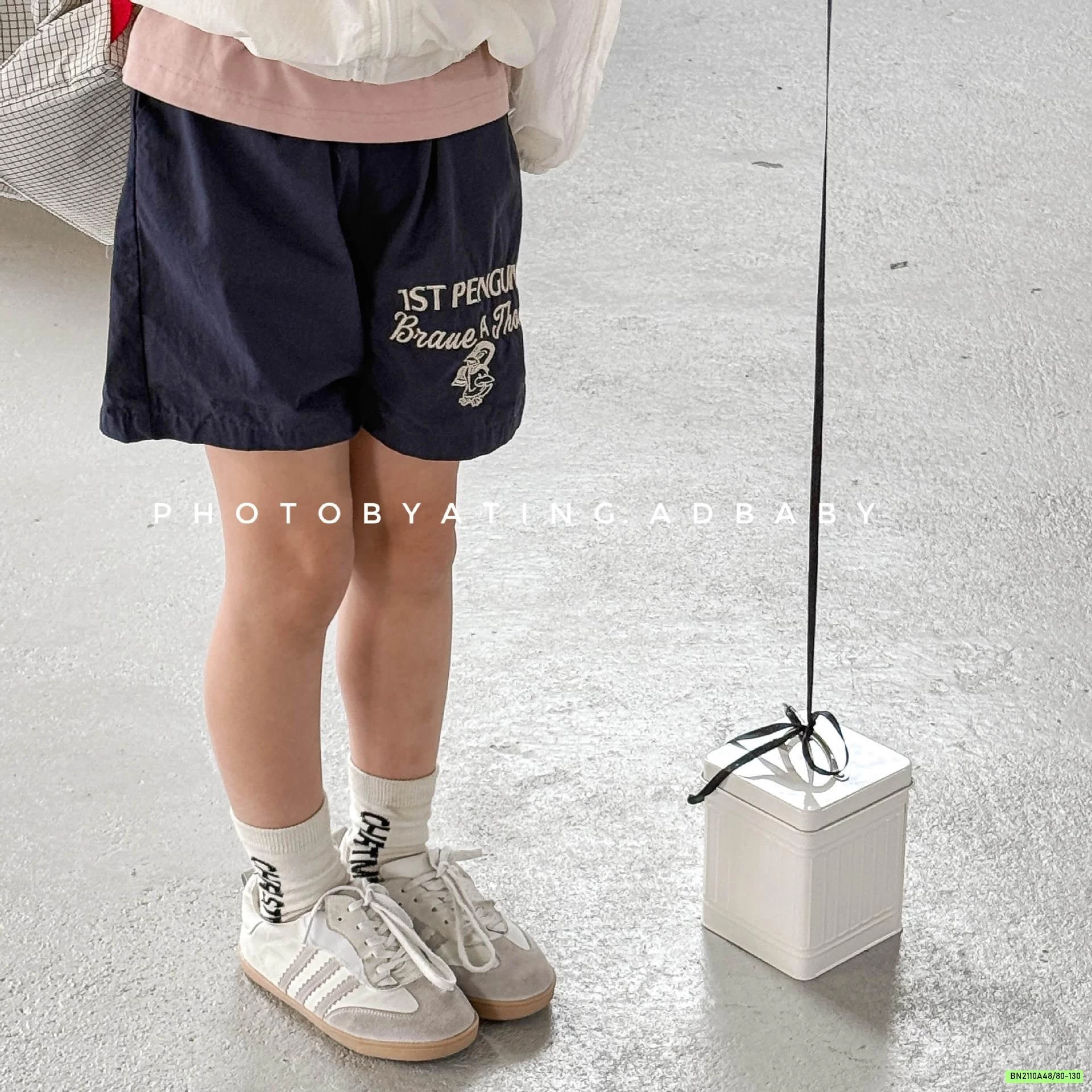 SHORT THÔ PHỐI MÀU ADBABY