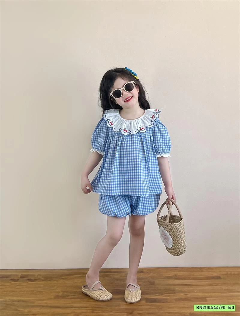 SÉT THÔ MỀM CARO XANH