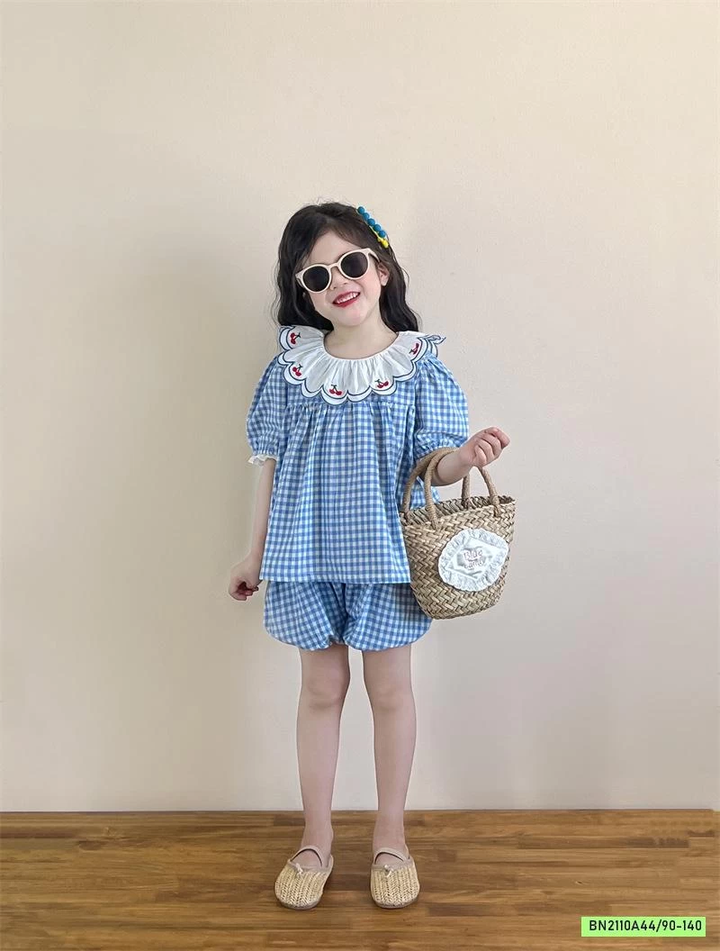 SÉT THÔ MỀM CARO XANH