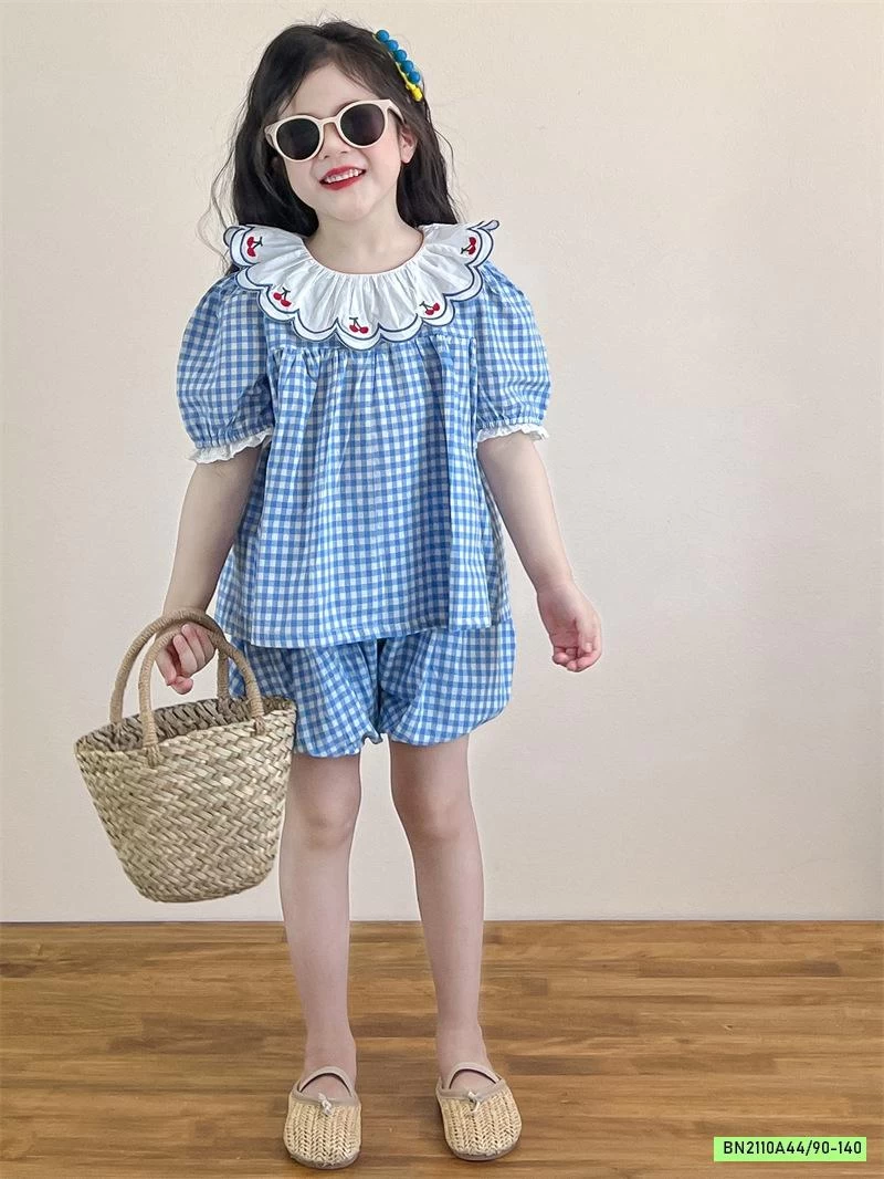 SÉT THÔ MỀM CARO XANH