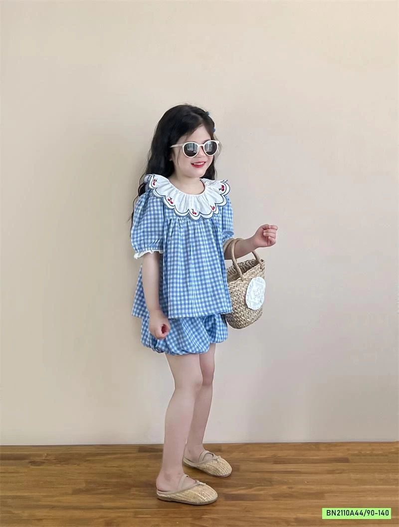 SÉT THÔ MỀM CARO XANH