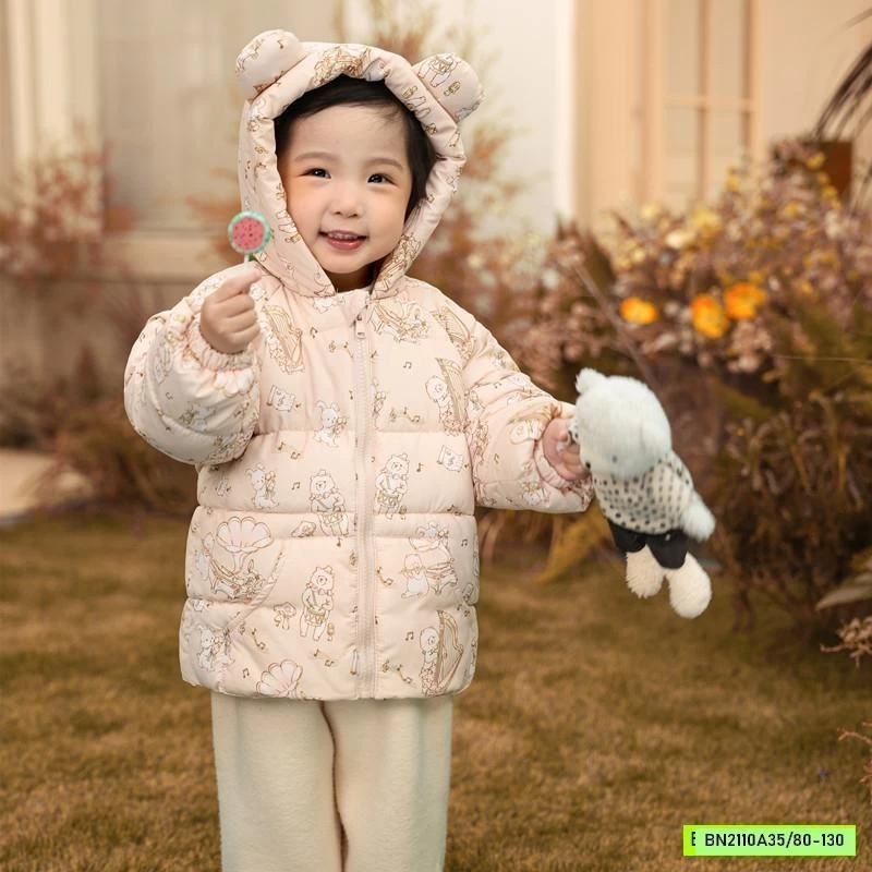 KHOÁC PHAO LÓT NỈ HỌA TIẾT