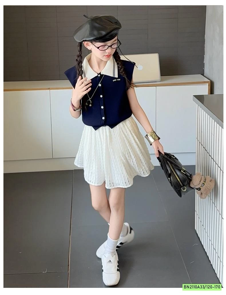 SÉT ÁO TAY HẾN CV TRẮNG SZ ĐẠI