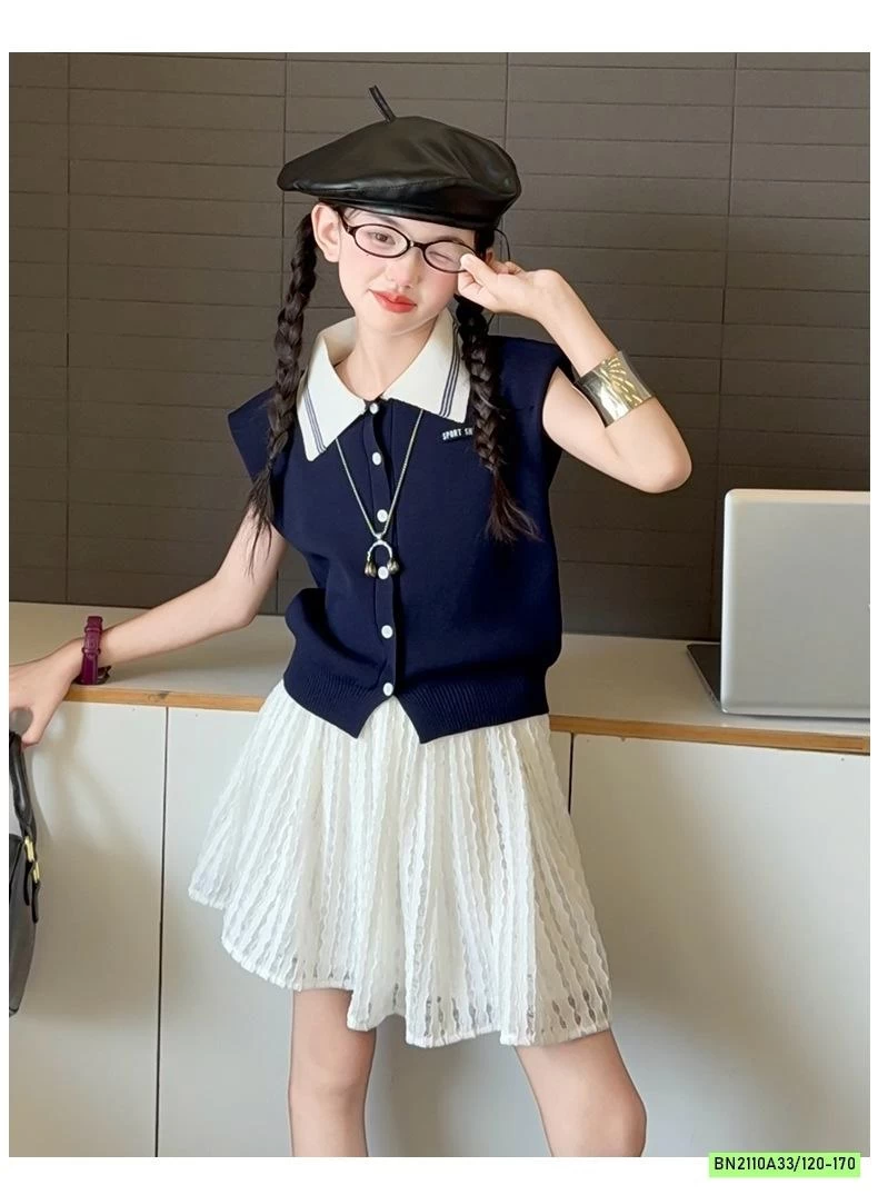 SÉT ÁO TAY HẾN CV TRẮNG SZ ĐẠI