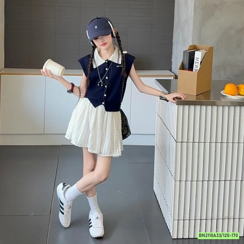 SÉT ÁO TAY HẾN CV TRẮNG SZ ĐẠI