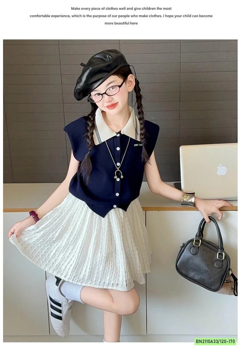 SÉT ÁO TAY HẾN CV TRẮNG SZ ĐẠI