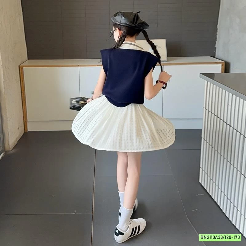 SÉT ÁO TAY HẾN CV TRẮNG SZ ĐẠI