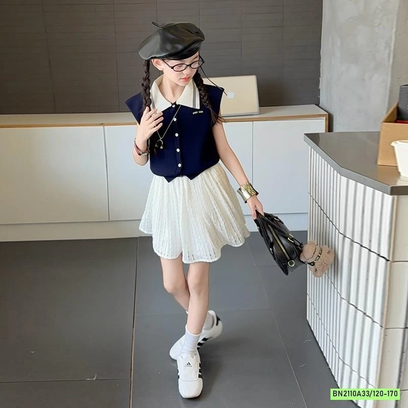 SÉT ÁO TAY HẾN CV TRẮNG SZ ĐẠI