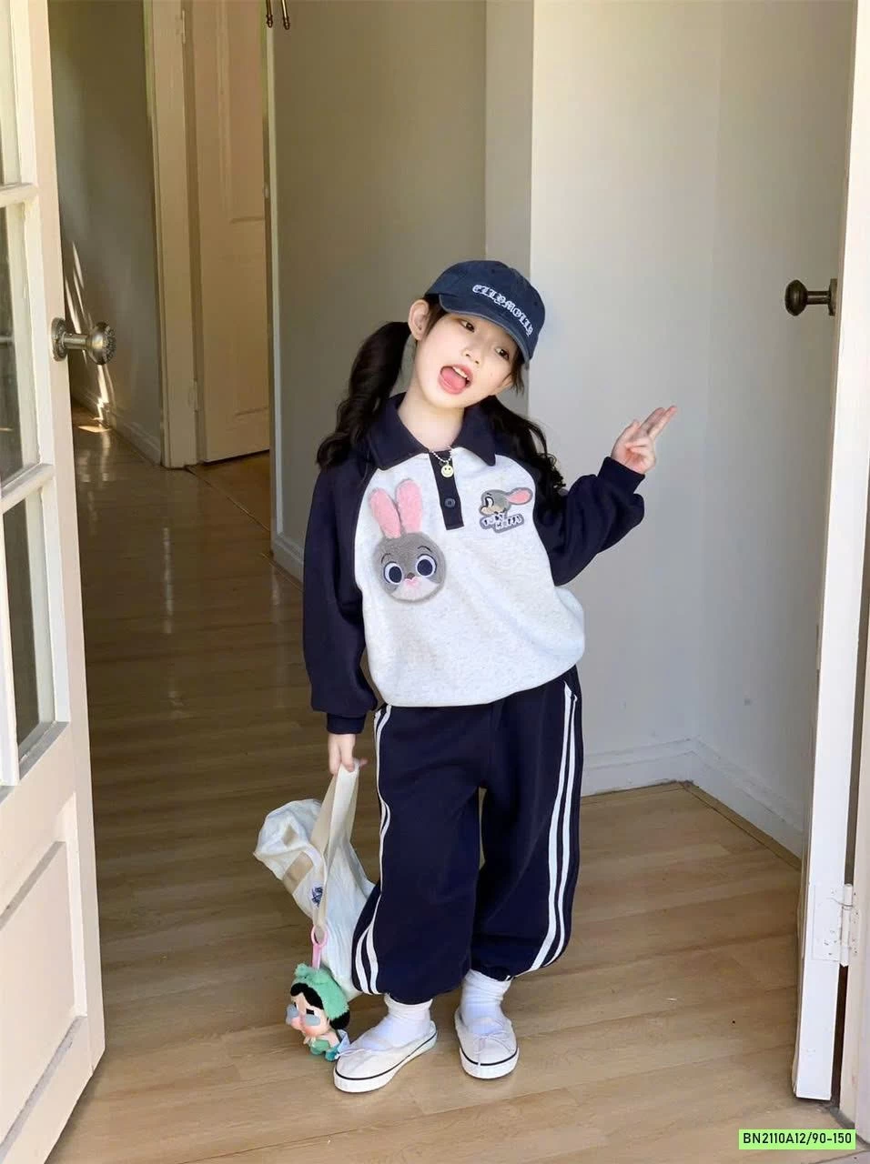 SÉT NỈ THỎ THỂ THAO PHỐI MÀU