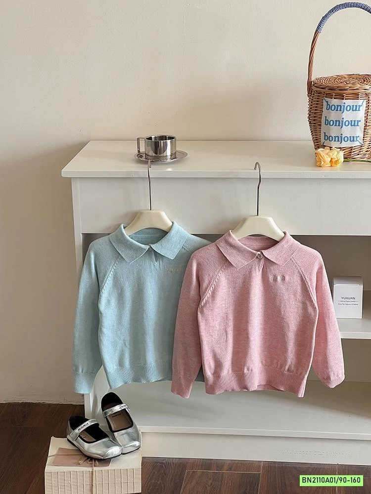 POLO LEN THÊU MINMIN 25A171 AMBB