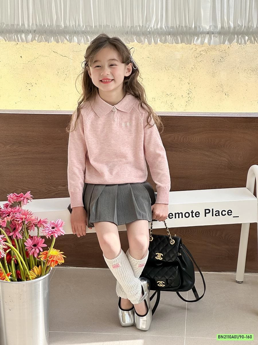 POLO LEN THÊU MINMIN 25A171 AMBB