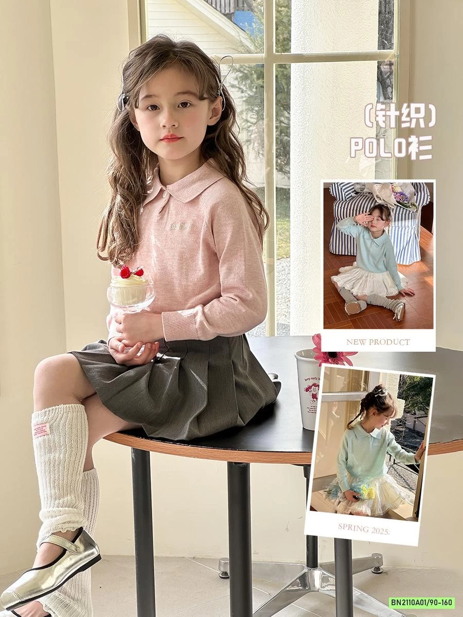 POLO LEN THÊU MINMIN 25A171 AMBB