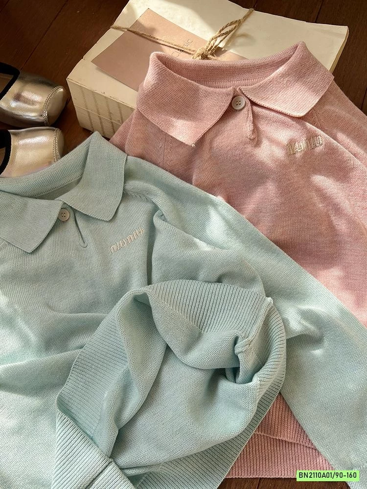 POLO LEN THÊU MINMIN 25A171 AMBB